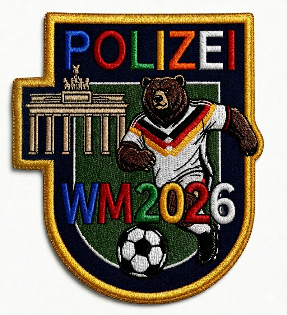 Polizei Berlin WM 2026-Patch (Vorverkauf)