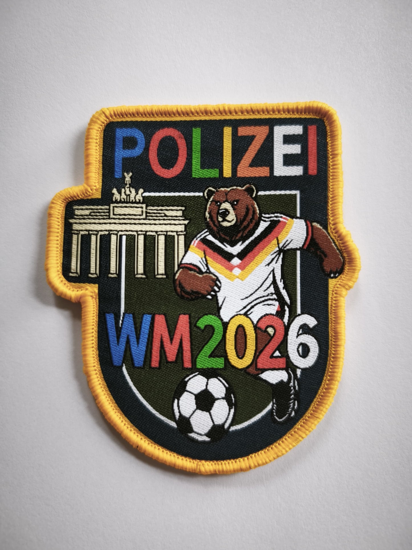 Polizei Berlin WM 2026-Patch