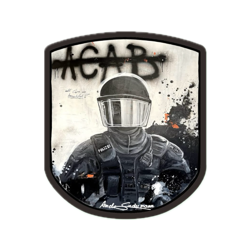 "Riot Police" Patch by Amelie Sindermann VORVERKAUF