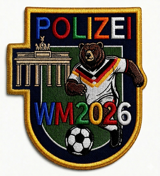 Polizei Berlin WM 2026-Patch (Vorverkauf)