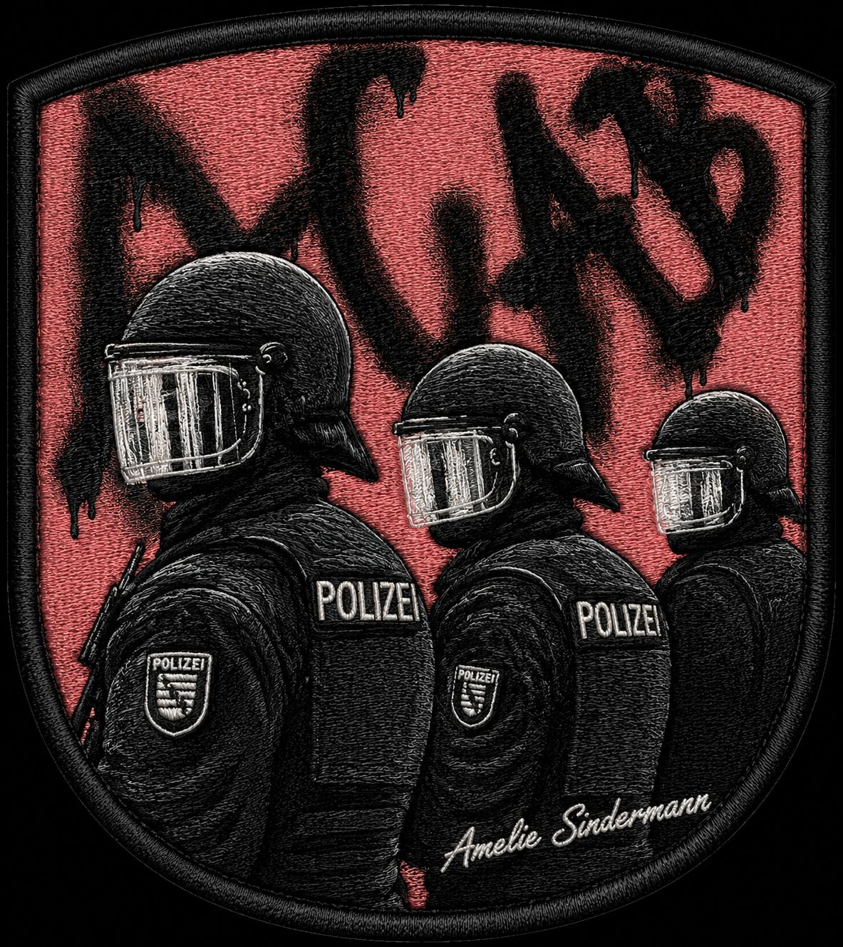 "Cop in Pink" Patch by Amelie Sindermann